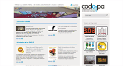 Desktop Screenshot of codopa.org