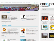 Tablet Screenshot of codopa.org